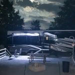 RV Porch Options: A Pet-Friendly Setup with Dog Ramp